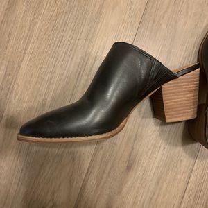 Madewell Harper Mule True Black Size 8